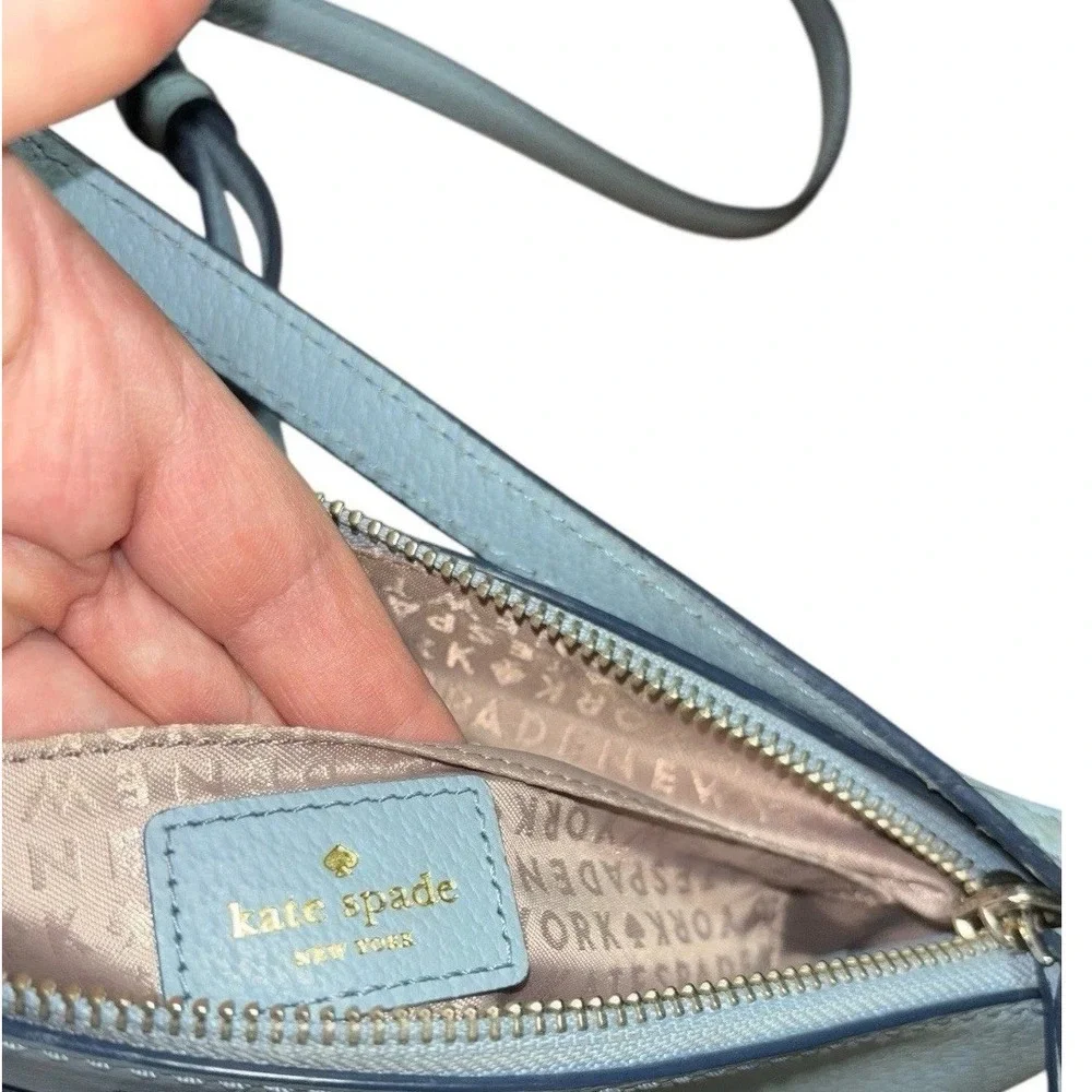 Kate Spade New York Grove Street BlueDawn‎ Millie Crossbody Bag Purse Leather